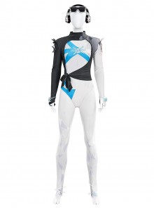 Game Marvel Rivals Luna Snow Cool Summer Song Of The Sea Halloween Cosplay Costume Set
