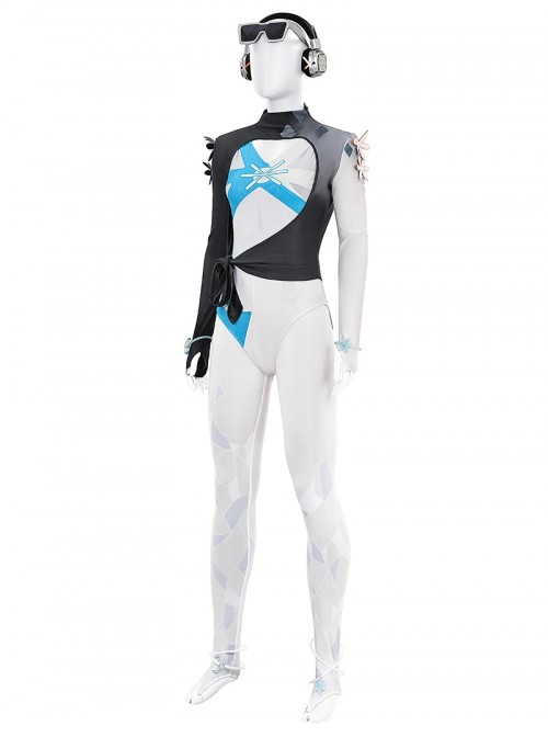 Game Marvel Rivals Luna Snow Cool Summer Song Of The Sea Halloween Cosplay Costume Set