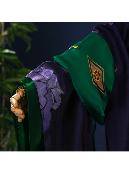 Game Where Winds Meet Drunk Flower Shade Sect Men Halloween Cosplay Costume Set