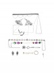 Game Where Winds Meet Drunk Flower Shade Sect Men Halloween Cosplay Costume Set