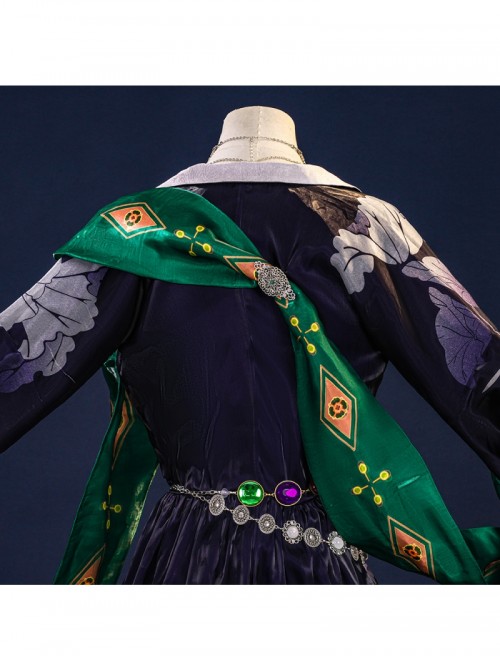 Game Where Winds Meet Drunk Flower Shade Sect Men Halloween Cosplay Costume Set