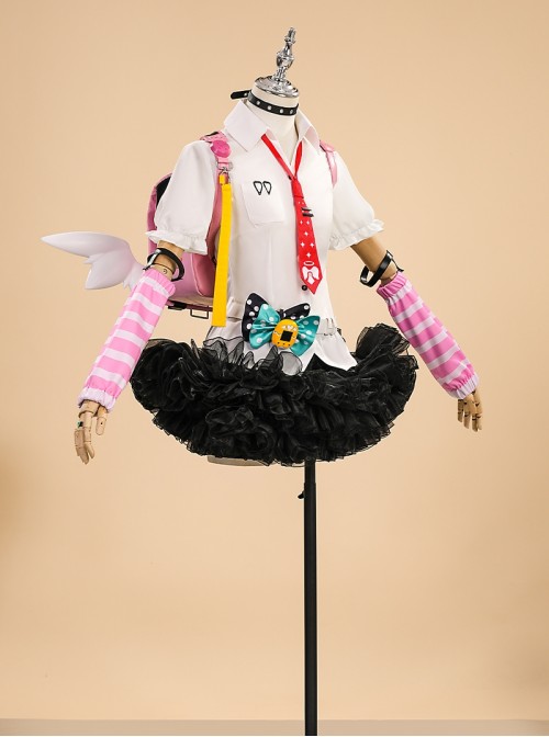 Game Zenless Zone Zero Chinatsu Remiel Halloween Cosplay Costume Set Without Wings Without Backpack