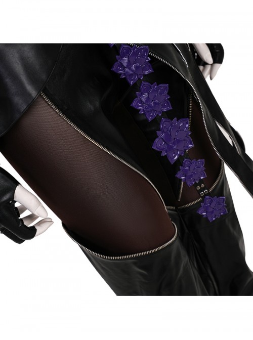 Animated Movie KPop Demon Hunters Mira Leather Jacket Halloween Cosplay Costume Set