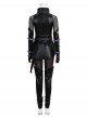 Animated Movie KPop Demon Hunters Mira Leather Jacket Halloween Cosplay Costume Set