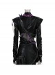 Movie Animated KPop Demon Hunters Rumi Leather Jacket Halloween Cosplay Costume Set