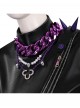 Movie Animated KPop Demon Hunters Rumi Leather Jacket Halloween Cosplay Costume Set