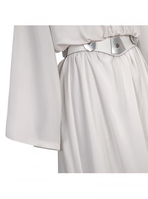 Star Wars Episode IV A New Hope Princess Leia Organa Solo Halloween Cosplay Costume Set Without Shoes