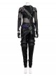 Animated Movie KPop Demon Hunters Zoey Leather Jacket Halloween Cosplay Costume Set