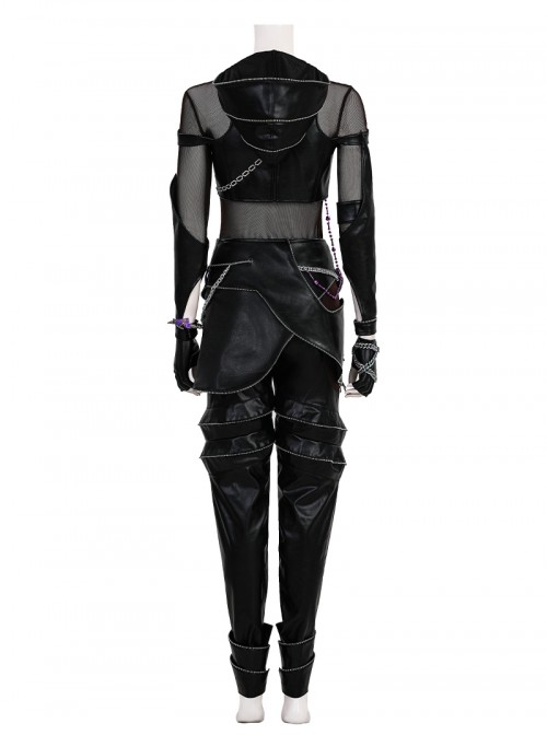 Animated Movie KPop Demon Hunters Zoey Leather Jacket Halloween Cosplay Costume Set