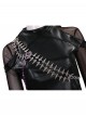 Animated Movie KPop Demon Hunters Zoey Leather Jacket Halloween Cosplay Costume Set