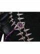 Animated Movie KPop Demon Hunters Zoey Leather Jacket Halloween Cosplay Costume Set