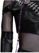 Animated Movie KPop Demon Hunters Zoey Leather Jacket Halloween Cosplay Costume Set