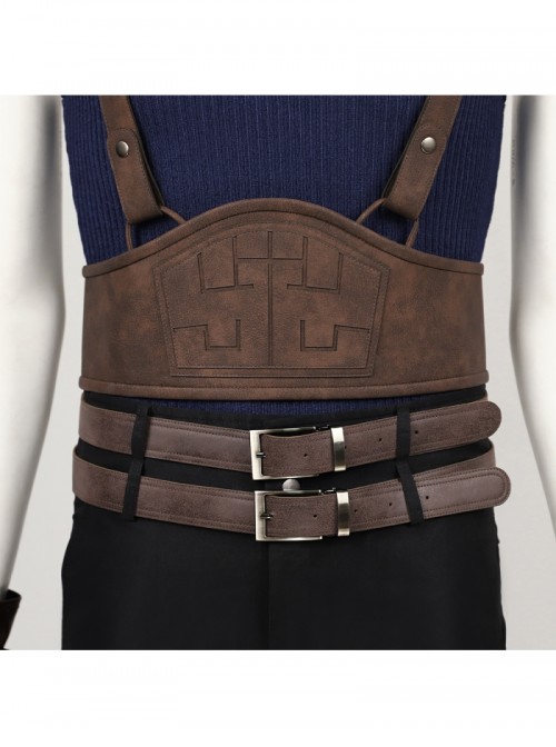 Game Final Fantasy VII Zack Fair Halloween Cosplay Costume Accessories Girdle And Back Straps Component
