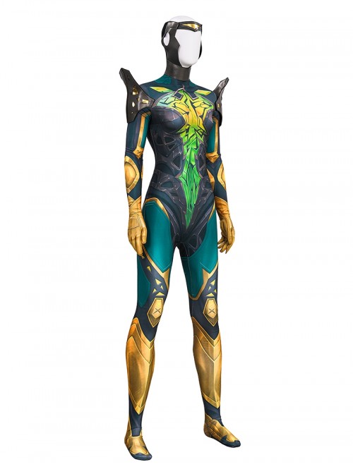 Game Marvel Rivals Phoenix Bodysuit Halloween Cosplay Costume Set
