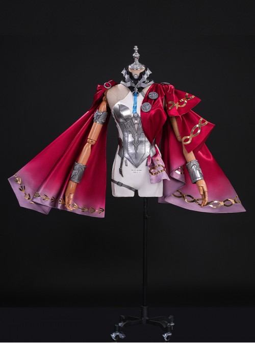 Game Wuthering Waves Lupa Cloak Upgrade Version Halloween Cosplay Costume Set