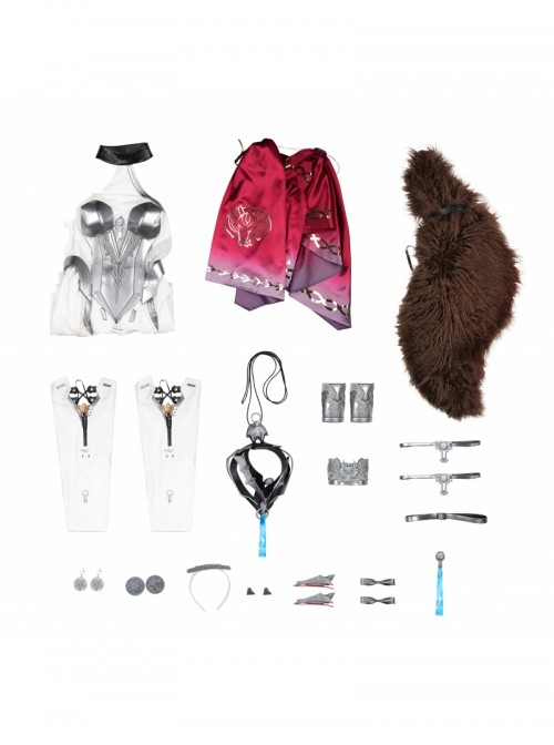 Game Wuthering Waves Lupa Cloak Upgrade Version Halloween Cosplay Costume Set