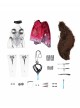Game Wuthering Waves Lupa Cloak Upgrade Version Halloween Cosplay Costume Set