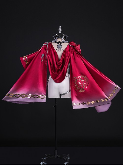 Game Wuthering Waves Lupa Cloak Upgrade Version Halloween Cosplay Costume Set