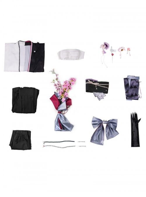 Game Arknights Mizuki Halloween Cosplay Costume Set