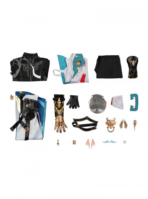 Game Honkai Star Rail DanHeng Imbibitor Lunae Halloween Cosplay Costume Set