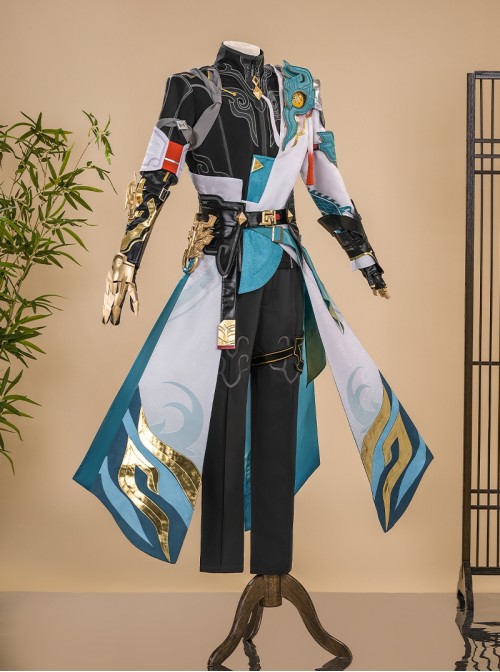 Game Honkai Star Rail DanHeng Imbibitor Lunae Halloween Cosplay Costume Set