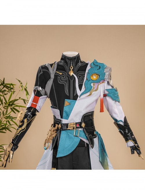 Game Honkai Star Rail DanHeng Imbibitor Lunae Halloween Cosplay Costume Set