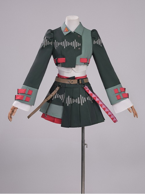 Vtuber Kasane Teto Voicepeak Halloween Cosplay Costume Full Set