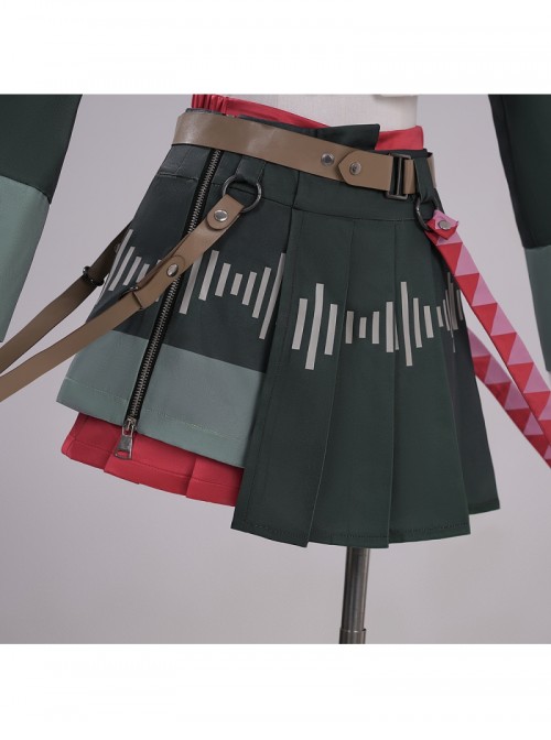 Vtuber Kasane Teto Voicepeak Halloween Cosplay Costume Full Set