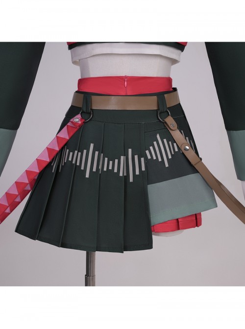 Vtuber Kasane Teto Voicepeak Halloween Cosplay Costume Full Set