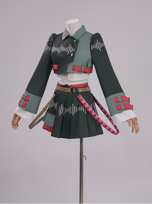 Vtuber Kasane Teto Voicepeak Halloween Cosplay Costume Full Set