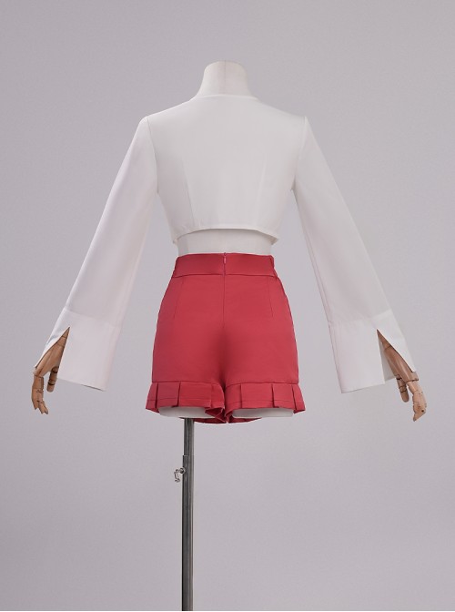 Vtuber Kasane Teto Voicepeak Halloween Cosplay Costume Full Set