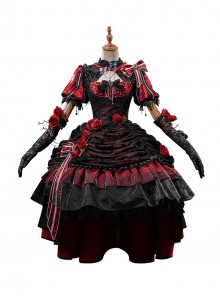 Game Identity V Little Girl Memory Miss Pomegranate Dip Halloween Cosplay Costume Set