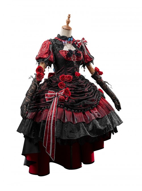Game Identity V Little Girl Memory Miss Pomegranate Dip Halloween Cosplay Costume Set