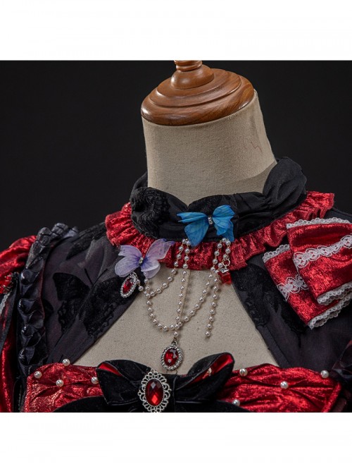 Game Identity V Little Girl Memory Miss Pomegranate Dip Halloween Cosplay Costume Set