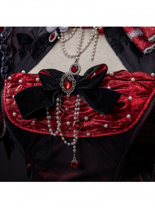Game Identity V Little Girl Memory Miss Pomegranate Dip Halloween Cosplay Costume Set