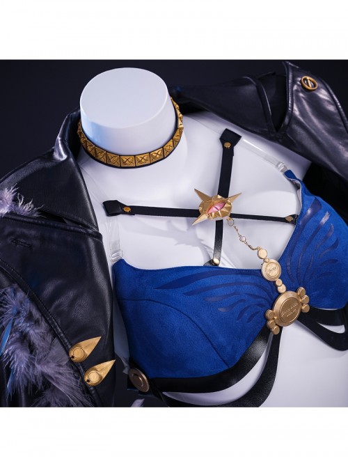 Game Wuthering Waves Galbrena Halloween Cosplay Costume Set