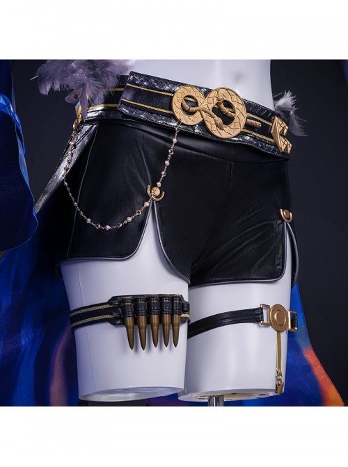 Game Wuthering Waves Galbrena Halloween Cosplay Costume Set