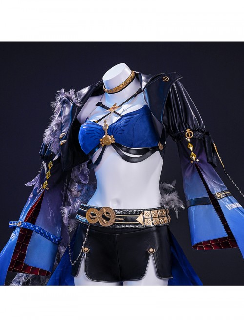 Game Wuthering Waves Galbrena Halloween Cosplay Costume Set