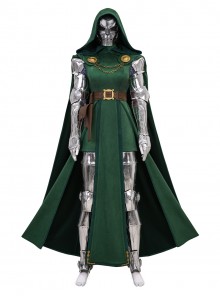 Avengers Doomsday Victor Von Doom Doctor Doom Gender Swapped Version Halloween Cosplay Costume Set Without Shoes