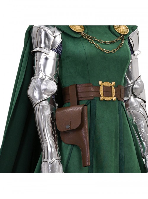 Avengers Doomsday Victor Von Doom Doctor Doom Gender Swapped Version Halloween Cosplay Costume Set Without Shoes