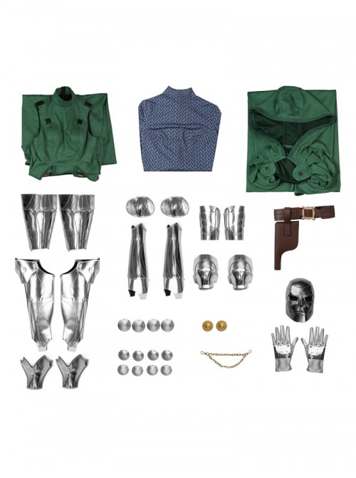 Avengers Doomsday Victor Von Doom Doctor Doom Gender Swapped Version Halloween Cosplay Costume Set Without Shoes