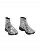 Avengers Doomsday Victor Von Doom Doctor Doom Gender-Swapped Version Halloween Cosplay Accessories Silver Shoes