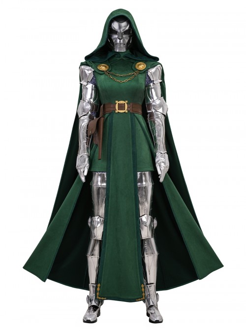 Avengers Doomsday Victor Von Doom Doctor Doom Gender-Swapped Version Halloween Cosplay Accessories Silver Shoes