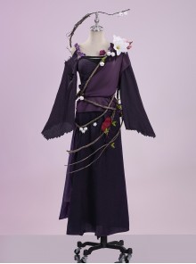 Game Where Winds Meet Unbound Heart Valley Sect Women Halloween Cosplay Costume Set