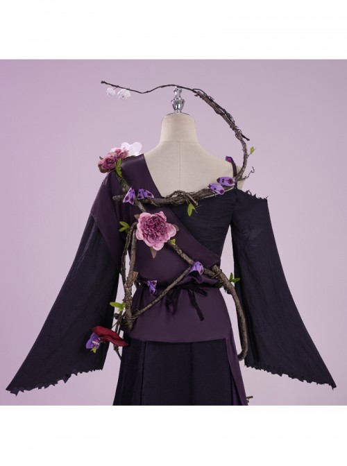 Game Where Winds Meet Unbound Heart Valley Sect Women Halloween Cosplay Costume Set