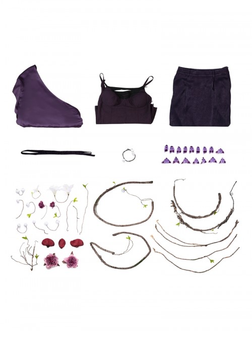 Game Where Winds Meet Unbound Heart Valley Sect Women Halloween Cosplay Costume Set