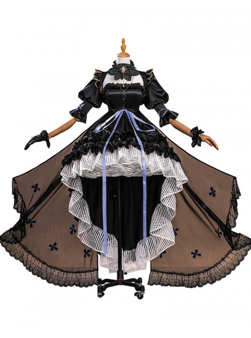Game Arknights Togawa Sakiko Ave Mujica Master Of Melody Halloween Cosplay Costume Set
