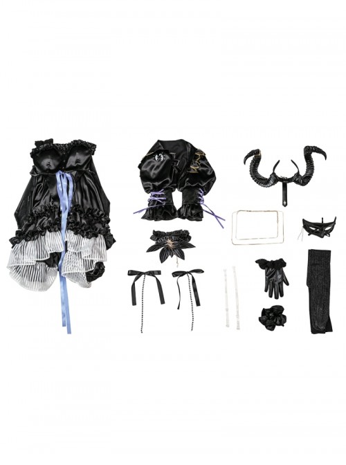 Game Arknights Togawa Sakiko Ave Mujica Master Of Melody Halloween Cosplay Costume Set
