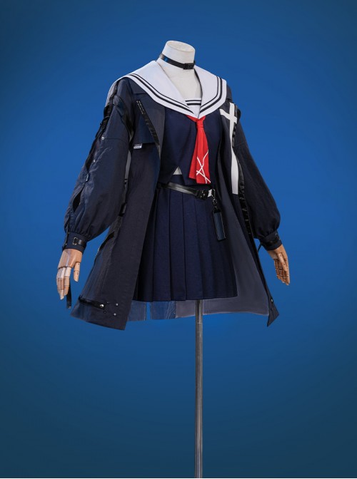 Game Wuthering Waves Chisa Halloween Cosplay Costume Set
