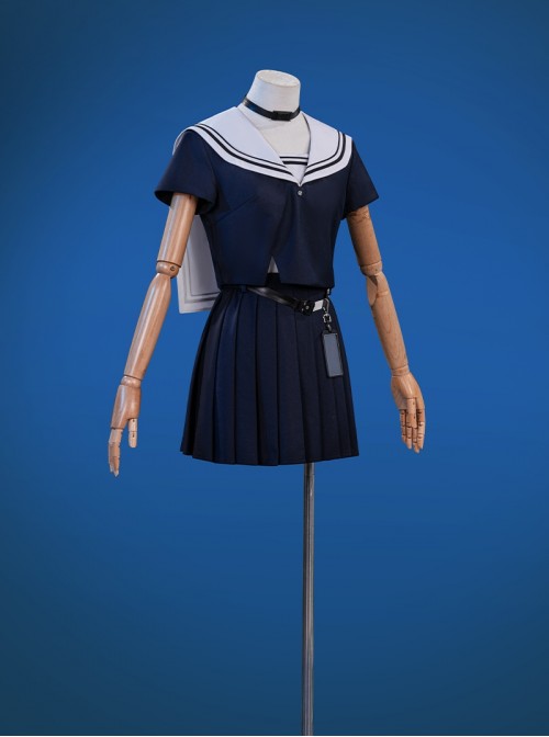 Game Wuthering Waves Chisa Halloween Cosplay Costume Set
